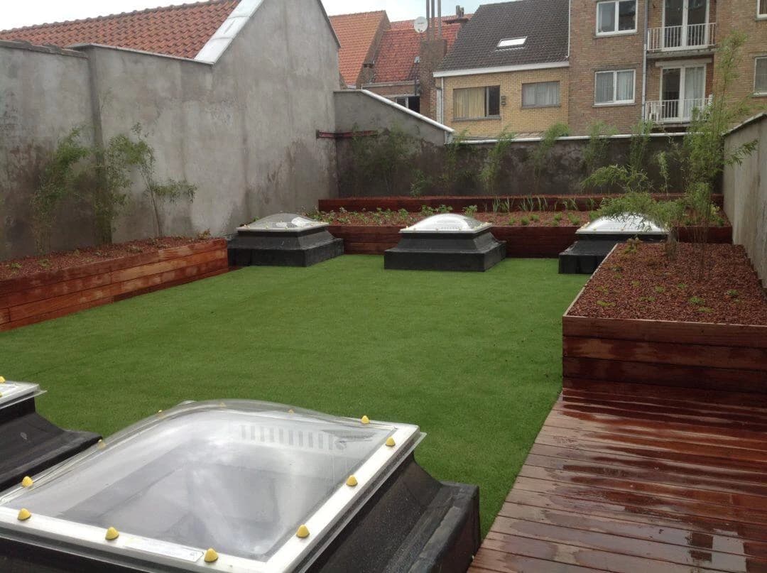 Daktuin residentie te Oostende